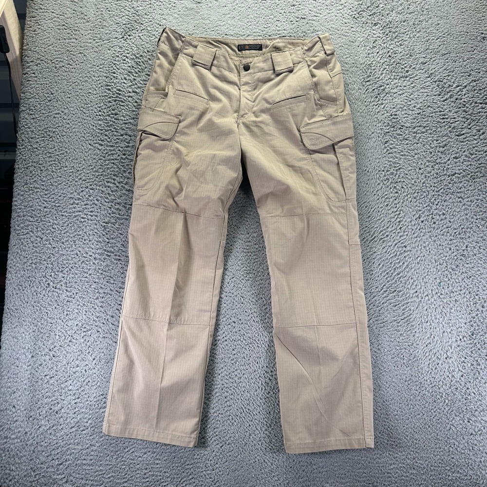 5.11 Tactical Strike Pant‎ Women's 14 Beige Polyester Cargo Ripstop Straight